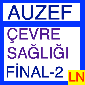 Auzef Çevre Sağlığı Final Deneme Sınavı -2