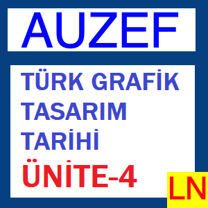 Türk Grafik Tasarım Tarihi Ünite-4