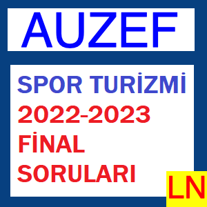 Spor Turizmi 2022-2023 Final Soruları