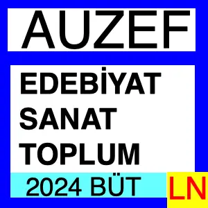 Edebiyat, Sanat ve Toplum 2024 Bütünleme Soruları