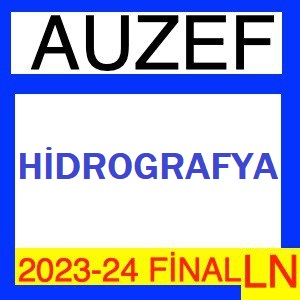 Hidrografya 2023-2024 Final Soruları