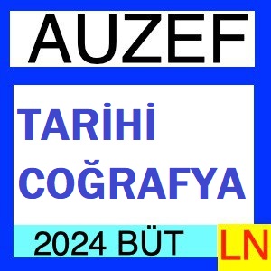 Tarihi Coğrafya 2023-2024 Bütünleme Soruları