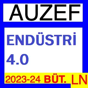 Endüstri 4.0 2023-2024 Bütünleme Soruları