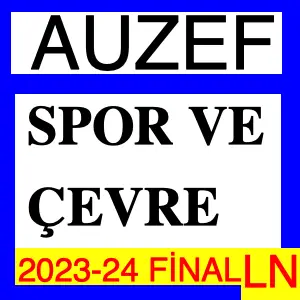 Spor ve Çevre 2023-2024 Final Soruları