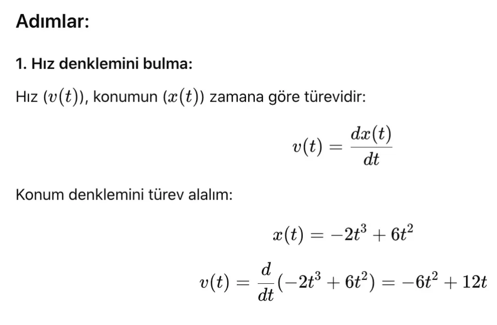 Temel Fizik Soru 17 Çözüm -1