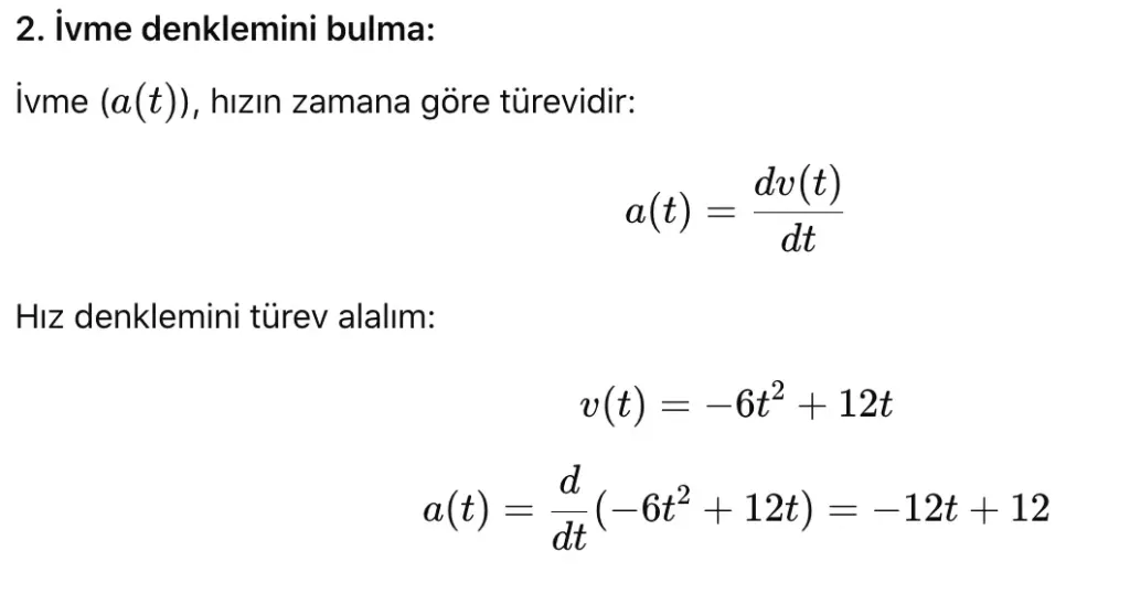 Temel Fizik Soru 17 Çözüm -2