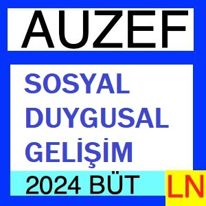 Sosyal - Duygusal Gelişim 2023-2024 Bütünleme Soruları